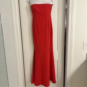 Cinq a Sept Strapless Gown